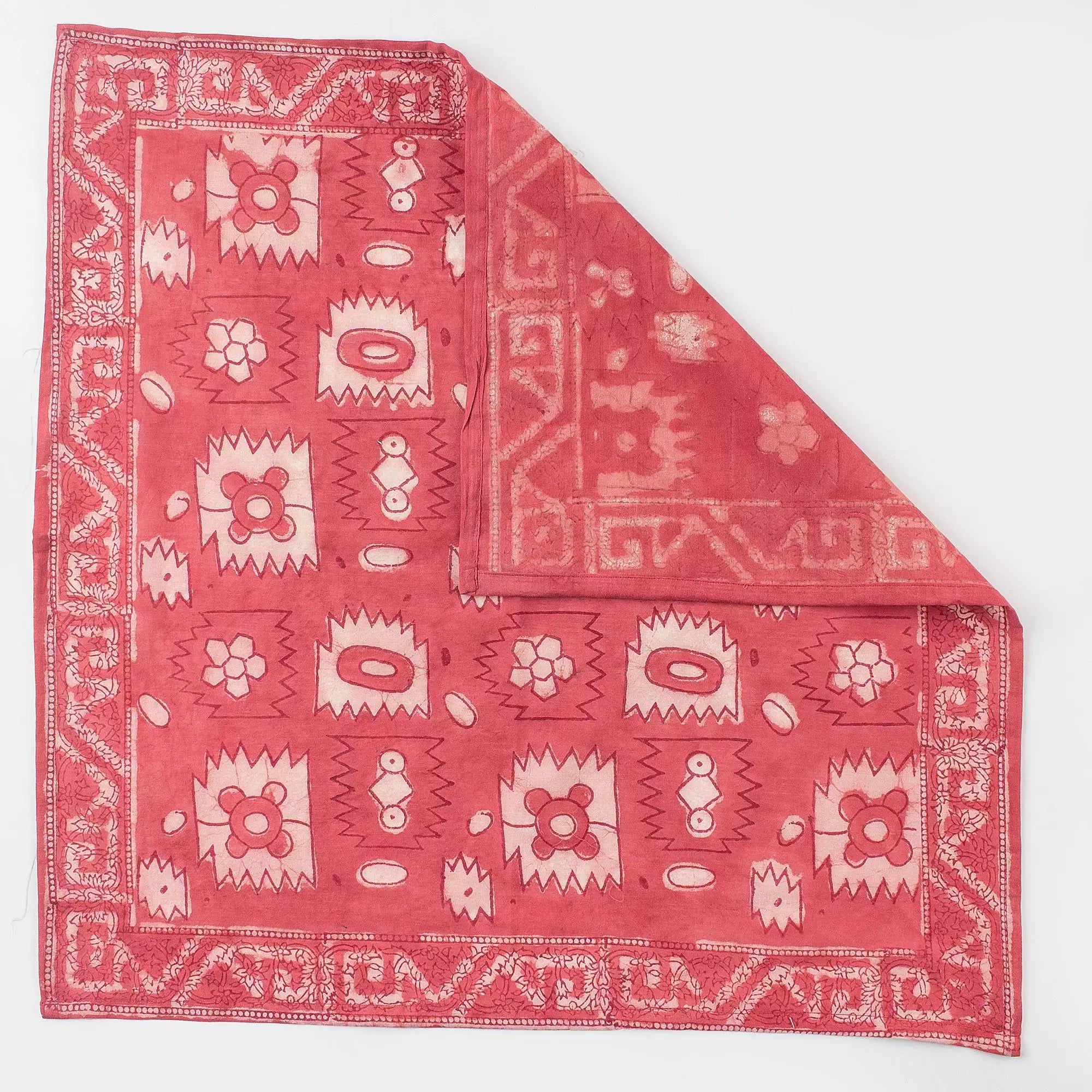 Hand Block Print Breathable Cotton Bandana for Multiused 599